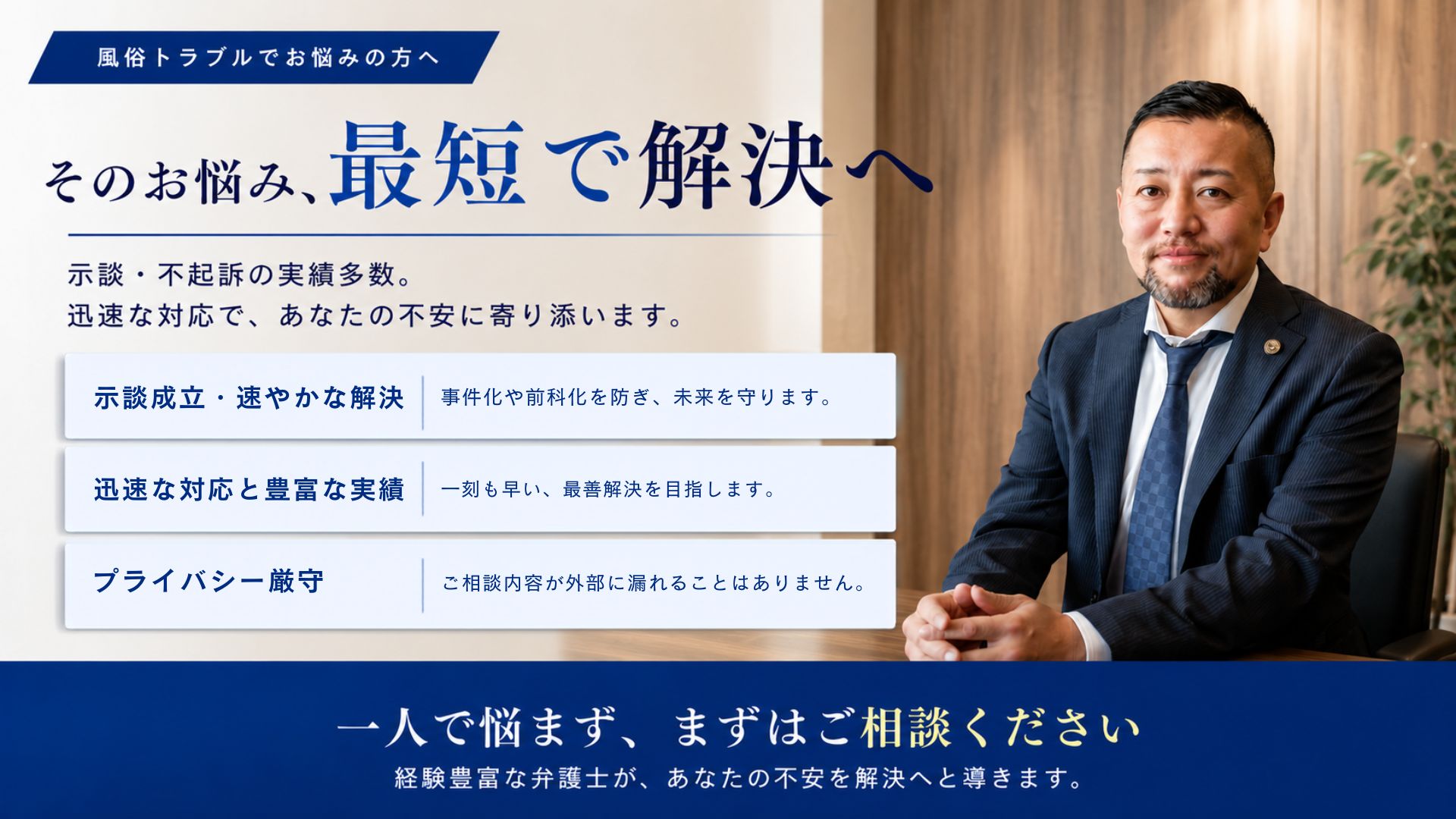 風俗トラブルでお悩みの方へ 相談CTA