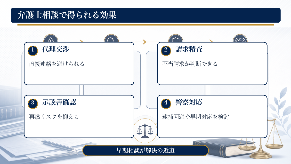 弁護士相談で得られる効果